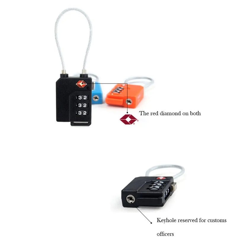 3 Digit Password Padlock