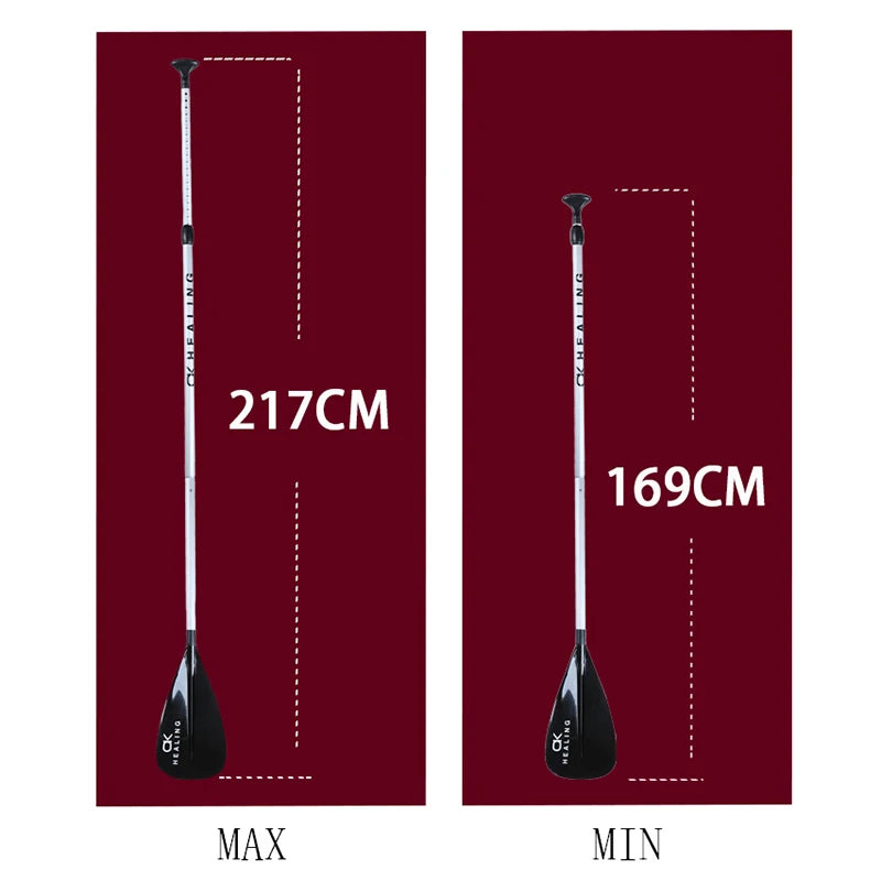 3-Section Durable Aluminum Shaft SUP Paddle