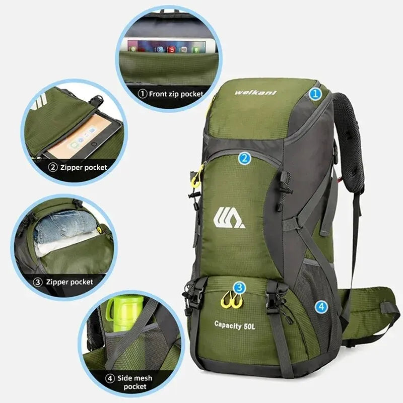 50L Hiking Backpack