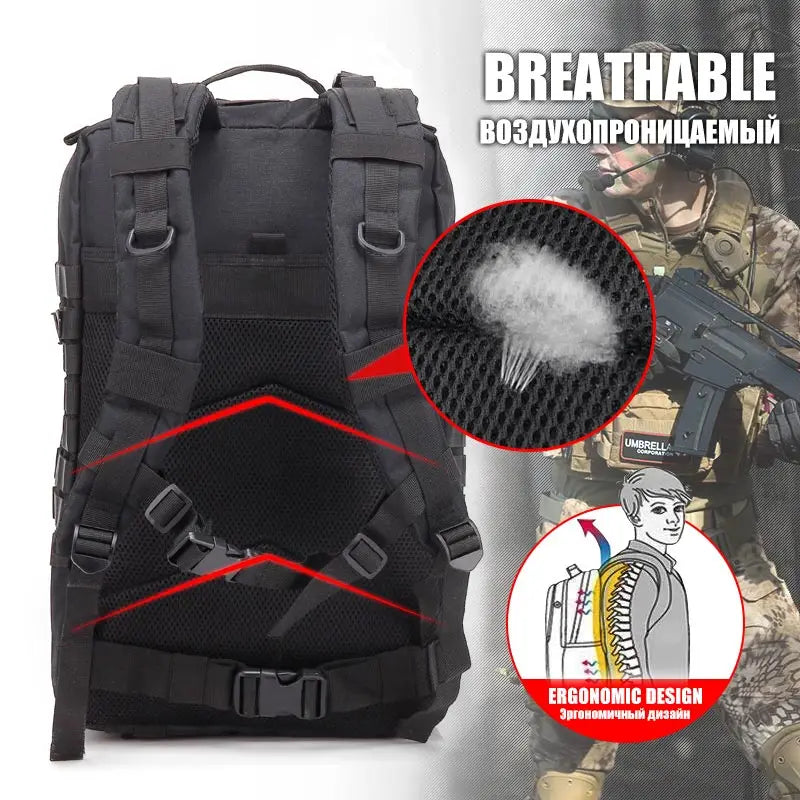 50L Large Capacity Backpack